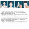 Facial Slimming Machine Red Blue Light 5 Gears High Frequency