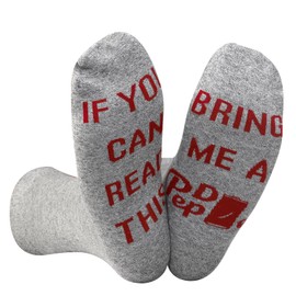 GJTIM 2PAIRS Drinking Gift If You Can Read This Bring Me A Drinking Novelty Socks For Men Women D Red