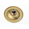 HUBER Flush-Mounted Bell Push Button 1-Way Brass Round Door Bell