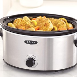 Bella 5-Qt. Slow Cooker with Dipper
