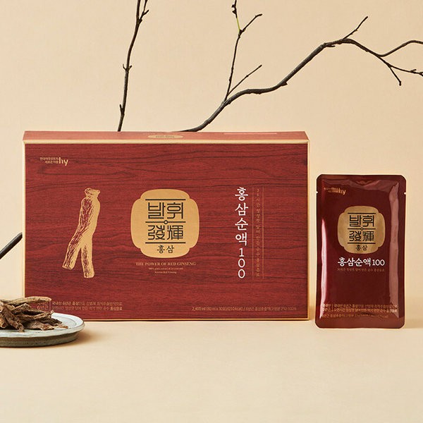 [HY] Exercising Red Ginseng Pure Liquid 100 3 boxes / [에치와이] 발휘 홍삼순액100 3박스