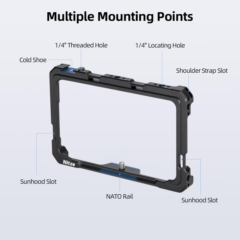 Nitze Shinobi 2 Cage for Atomos Shinobi II Monitor -