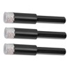 3Pcs Vaccum Brazed Diamonds Dry Tile Drill Bits Marble Granite