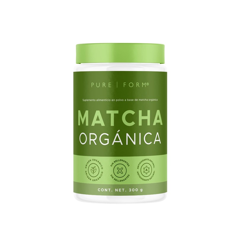 Pure Form Matcha Orgánica Te Verde En Polvo Ceremonial 300gr