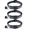 Tafeiya 3x Reflective Design Adjustable Cat Collars 20-32cm More Safety