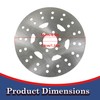 Thomletha Rear Hydraulic Brake 1.55m Cylinder Caliper Replacement for Go-kart