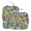 ALAZA Compression Packing Cubes for Suitcases 3 Set, Boho Pattern