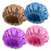 Shower Cap, Shower Cap Reusable Waterproof Washable for Women, Elastic