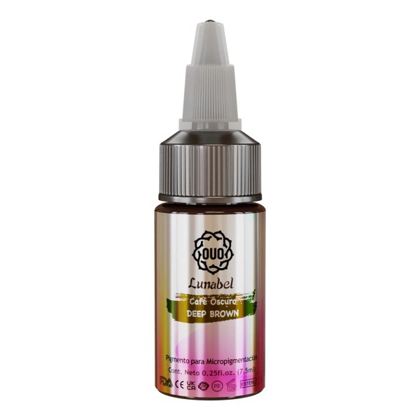 Tinta Ouo Lunabel Microblading 7.5ml Pigmento 10 Tonos Color Café