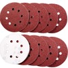 YoiYee 40 Grit Sanding Discs, 125mm/5-Inch with 8 Holes -
