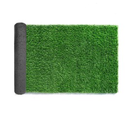 Synthetic Artificial Grass Turf Customized Sizes Decorations for Fence Drainage Holes & Rubber Backing, Indoor Outdoor Faux Grass Astro Rug Carpet Backdropfor Garden Backyard Patio Balcony