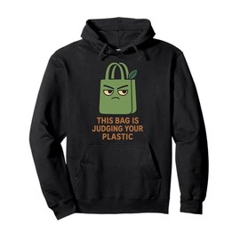Plastic Free Eco Friendly Zero Waste Sustainable Green Pullover Hoodie