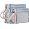PERFECT LASER 10 Pack Mesh Zipper Pouch Bags Double-Layer Breathable