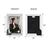 HORLIMER 2 Pack 4x6 Picture Frame, Glass Photo Frames 4