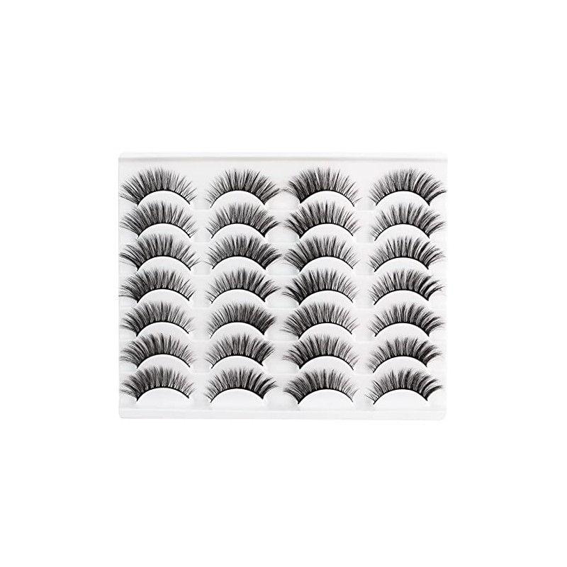 Glowingwin Cat Eye Lashes Eyelashes Dramatic Eyelashes Long Fluffy False