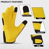 Escort Tools® Heavy Duty Leather Gardening Work Gloves, Thorn Proof,