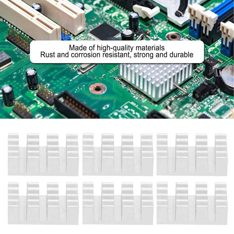 80Pcs Aluminum Heatsinks Module Cooling Radiator Board for Electronic Components