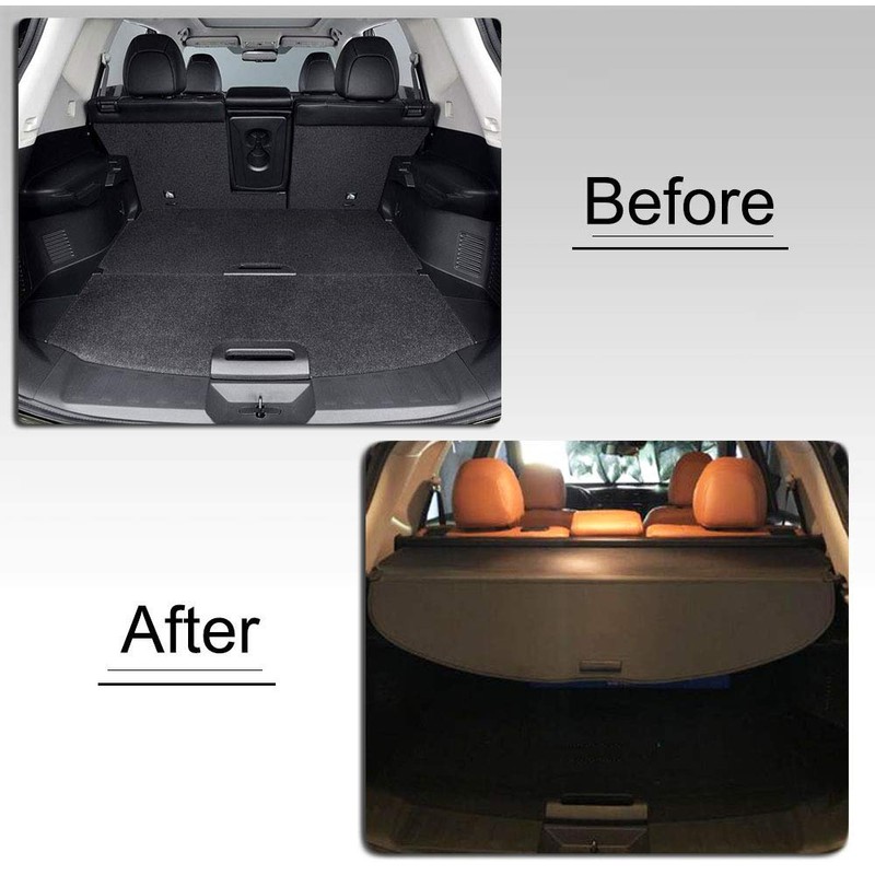 Cargo Cover For 02-06 Honda Crv Security Rear Trunk Cover