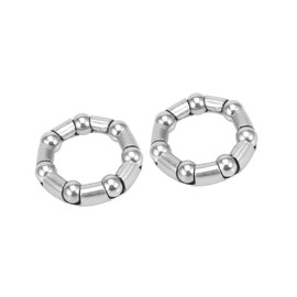 BULLSPANN Ball Bearing Cage Crank 37.6mm x 7 Bearing Wheel Bearing Retainer 2pcs for Bicycle Replacement