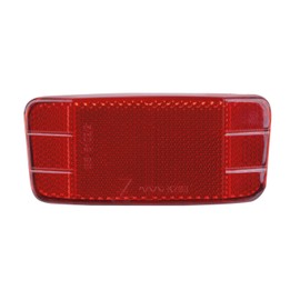 Bicycle Reflector Rear Reflector for Pannier Rack 50 x 110 mm Red