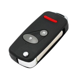 camprofessor Uncut 3 Button Conversion Flip Remote Key Shell Fob for Honda Accord Civic HON66