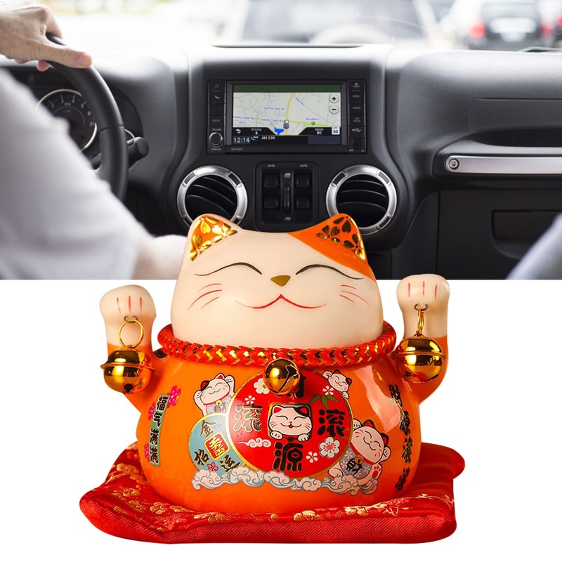 Lucky Cat Coin Bank 4.5in Exquisite Cute Bring Luck Good