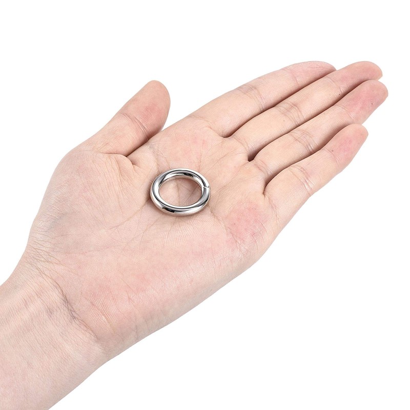 sourcing map Metal O Ring 20mm(0.79") ID 3.8mm Thickness Non-Welded
