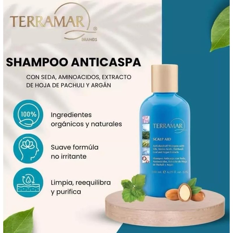 SHAMPOO ANTICASPA INGREDIENTES ORGANICOS Y NATURALES NO IRRITA, LIMPIA REEQUILIBRA