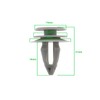 VGOL 30PCS Car Door Panel Trim Clips Compatible with Defender