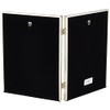 Lawrence 11680D 8-Inch x 10-Inch Metal Silver Hinged Double Picture