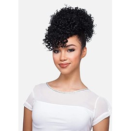 Vivica A. Fox Center Twisted Bun with Swept Bang New Futura Synthetic Hair - BPB-POP (613)