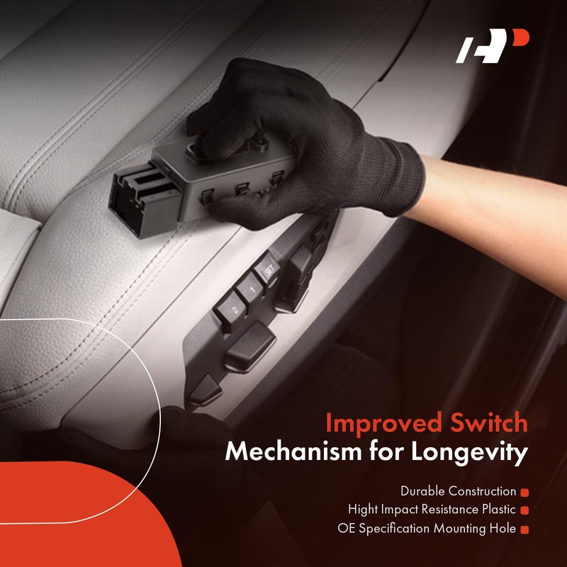 A-Premium Power Seat Adjuster Switch Compatible with Dodge Ram 1500