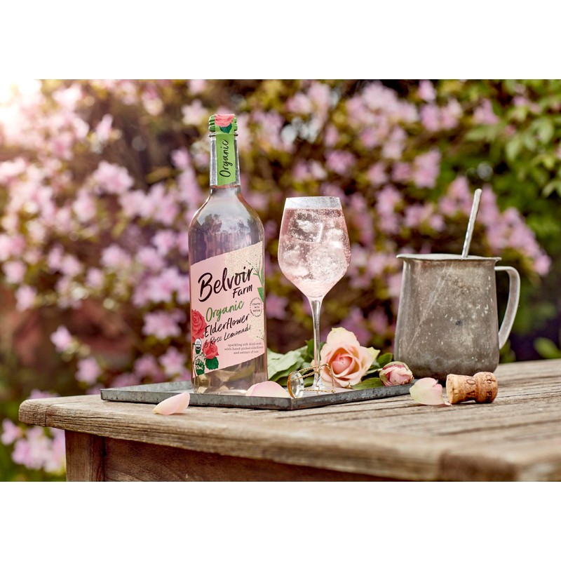 Belvoir Organic Elderflower Rose Lemonade, 25.4 FZ