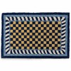 MACKENZIE-CHILDS Entrance Mat, Decorative Outdoor Front-Door Mat, Coir Doormat, Blue-and-White