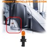 WXQP Sprinter Rear View Side Mirror Turn Signal Corner Bulb
