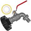 IBC Adapter Cap S60 x 6 with 3/4 Inch Outlet