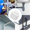 sourcing map 20 Pcs PVC Pipe Male Thread Plug 1"