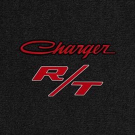 Lloyd Mats Heavy Duty Carpeted Floor Mats for Dodge Charger 2011-2023 - Rear Wheel Drive Only (2PC - Charger RT, Charcoal)