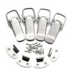 Litensh Stainless Steel Tension Clasp with Screws, 56mm Lever Clasp,