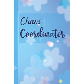  Chaos Coordinator: Lined Undated Daily Task Planner with Checkboxes & Dot Grid Matrix Journal Paper | Checklist Note book | Daily and Weekly Planning /Note Book Organizer - 6x9 Inch