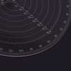Round Center Finder Compass Clear Acrylic Lathe Centering Tool Circle