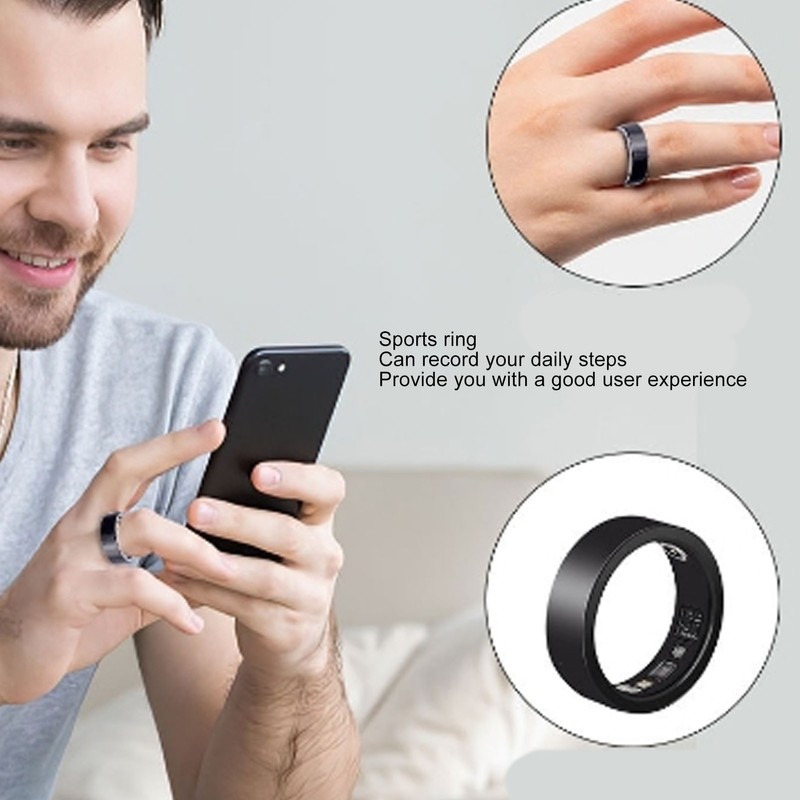 Smart Ring Health Monitor Health Fitness Detector Waterproof Smart Ring