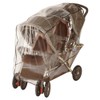 NUBY Double Stroller Rain Cover, Clear Vinyl