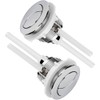 2 Pcs 58mm Toilet Tank Push Button, Dual Push Flushing