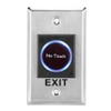 Door Exit Button, Stainless Steel DC12V Infrared Sensor No Touch