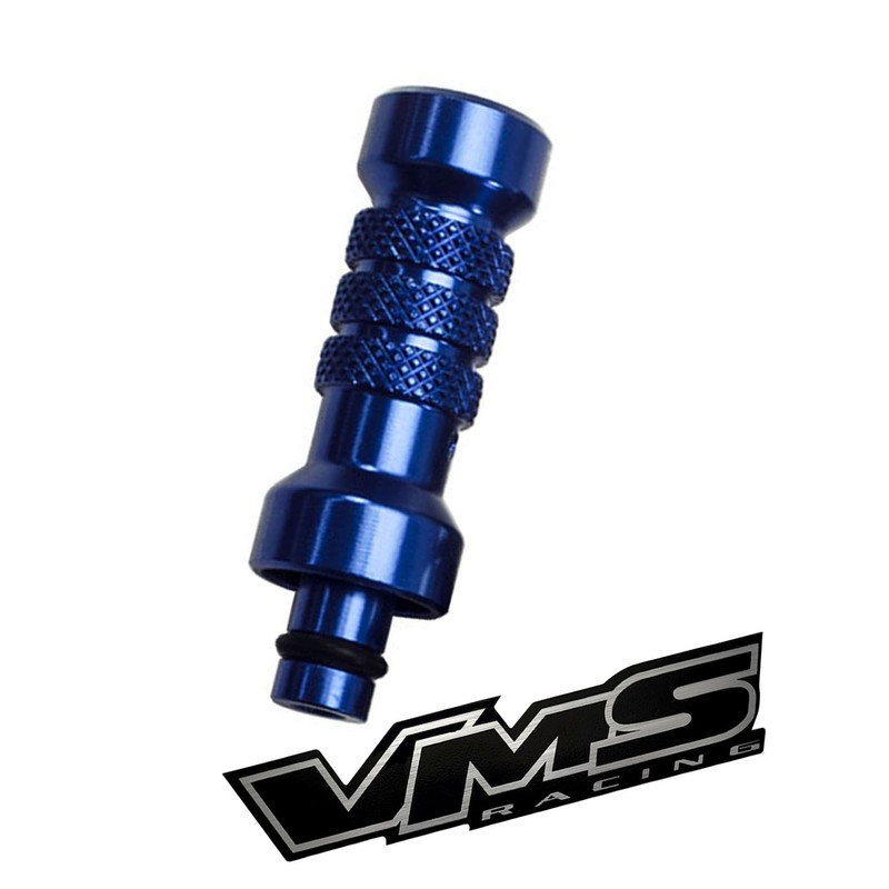 VMS Racing BLUE Engine Oil DIPSTICK HANDLE in Billet Aluminum