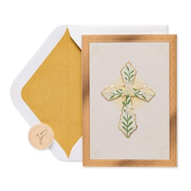 Papyrus Religious Sympathy Card (Deepest Sympathy)