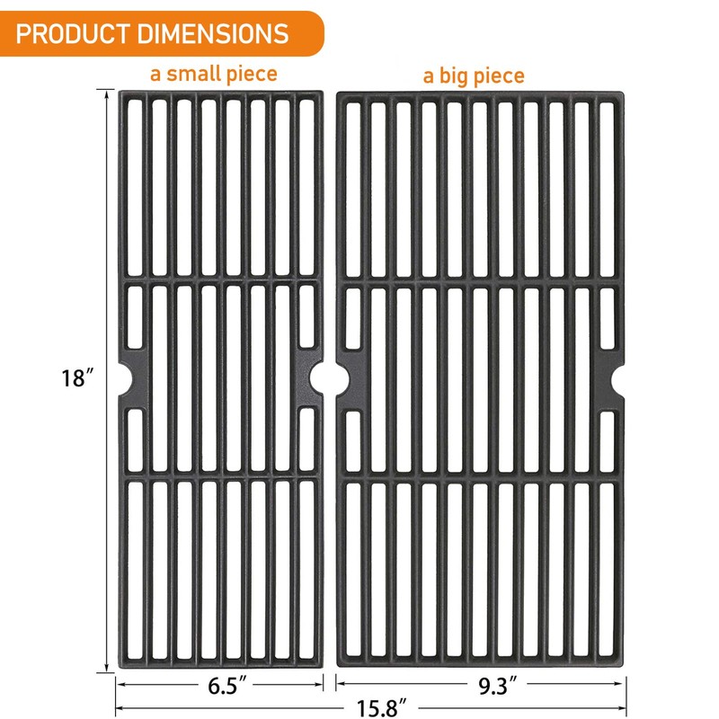 Grill Grates 18 Inch for Charbroil Performance 463625219 463625217 463673519,