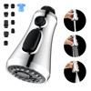 Kitchen Faucet Head Replacement, 3-Function Pull Down Faucet Spray Head