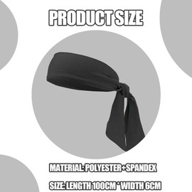 Stretchy Headband,Soft Sweat Band, Hair Band, Head Strap Scarf, Wrap Bandana for Cycling, GYM, Running, Fitness, Yoga, Sports Headwear,Sweat Wicking Band for Men and Women